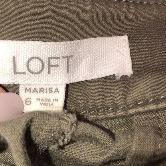 Ann Taylor LOFT size 6 olive green pants - Picture 2 of 5